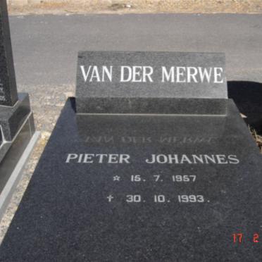 MERWE Pieter Johannes, van der 1957-1993