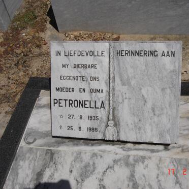 OLIVIER Petronella 1935-1988