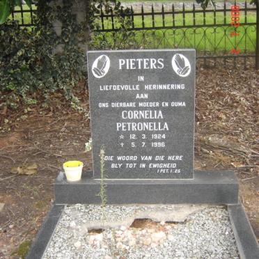 PIETERS Cornelia Petronella 1924-1996