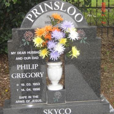 PRINSLOO Philip Gregory 1953-1996