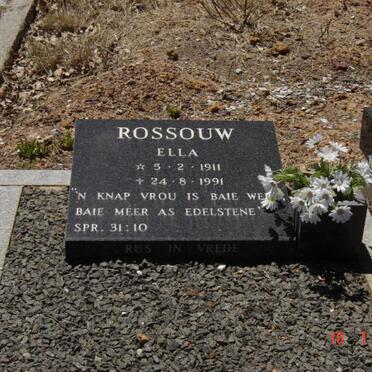 ROSSOUW Ella 1911-1991