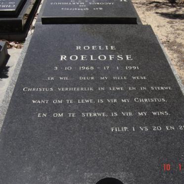 ROELOFSE Roelie 1968-1991