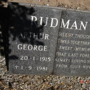 RUDMAN Arthur George 1915-1981