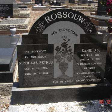 ROSSOUW Nicolaas Petrus 1924-1971 :: ROSSOUW  D.C. 1956-1981