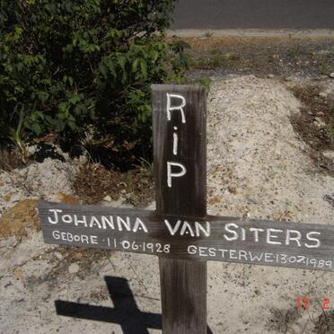 SITERS Johanna, van 1928-1989