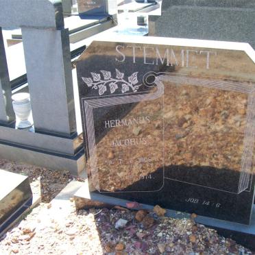 STEMMET Hermanus Jacobus 1906-1974