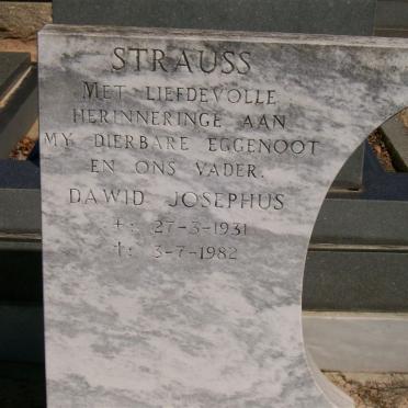 STRAUSS Dawid Josephus 1931-1982