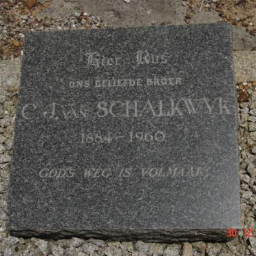 SCHALKWYK C.J., van 1884-1960