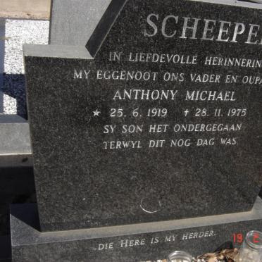 SCHEEPERS Anthony Michael 1919-1975