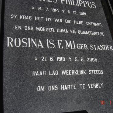 SMIT S.E.M. nee STANDER 1918-2005