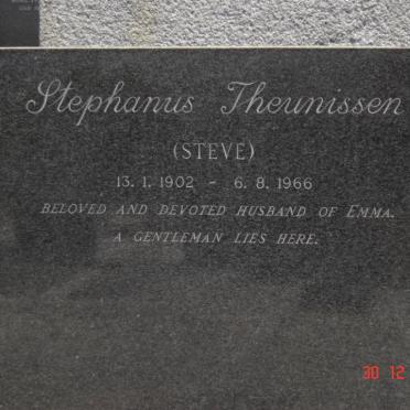 THEUNISSEN Stephanus 1902-1966