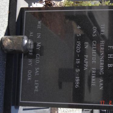 THERON F.H.B. 1920-1986