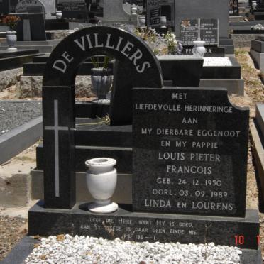 VILLIERS Louis Pieter Francois, de 1950-1989