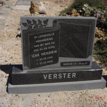 VERSTER Izak Hendrik 1925-2002
