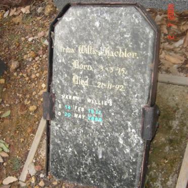 WILLIES Harry 1911-2000 :: HACHLER Irma Willies 1915-1992