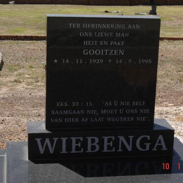 WIEBENGA Gooitzen 1929-1995