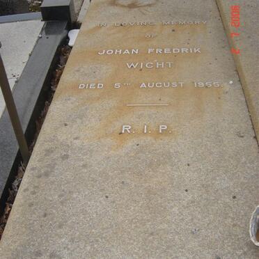 WICHT Johan Fredrik -1955
