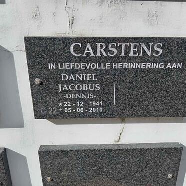 CARSTENS Daniel Jacobus 1941-2010