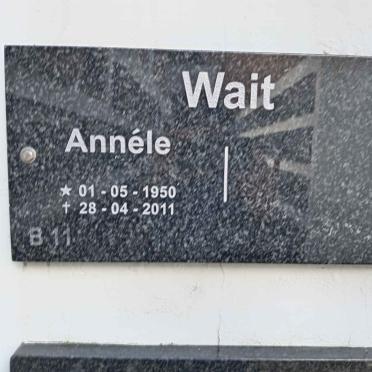 WAIT Annele 1950-2011
