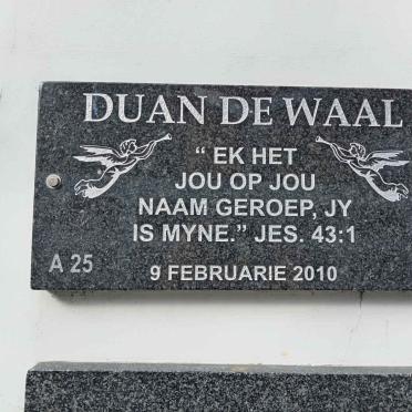 WAAL Duan, de -2010