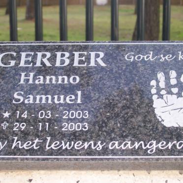 GERBER Hanno Samuel 2003-2003