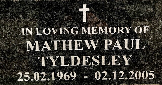TYLDESLEY Mathew Paul 1969-2005