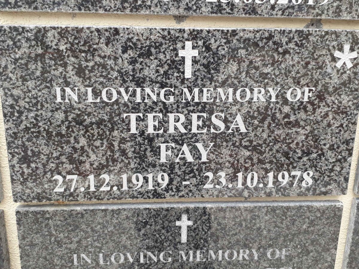 FAY Teresa 1919-1978