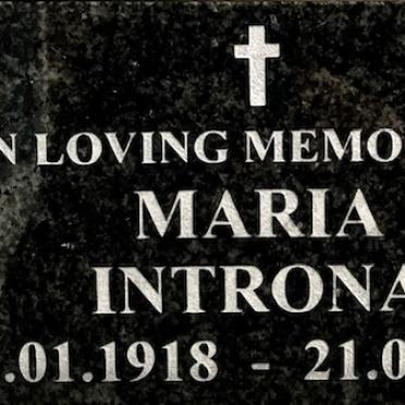 INTRONA Maria 1918-2010