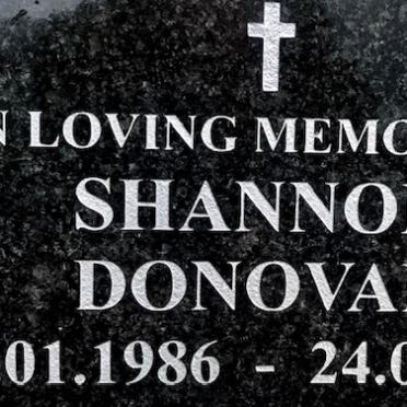 DONOVAN Shannon 1986-2001