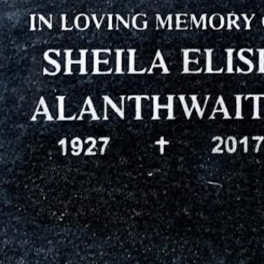 ALANTHWAITE Sheila Elise 1927-2017