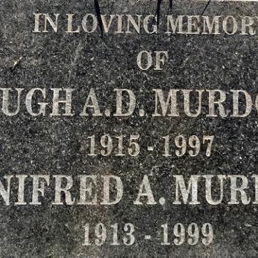MURDOCH Hugh A.D. 1915-1997 &amp; Winifred A. 1913-1999