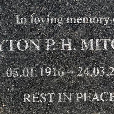 MITCHELL Layton P.H. 1916-2010