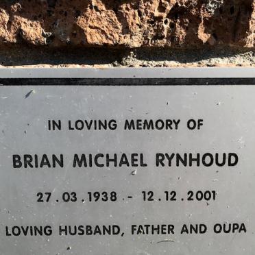 RYNHOUD Brian Michael 1938-2001