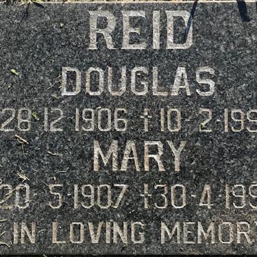REID Douglas 1906-1993 &amp; Mary 1907-1996