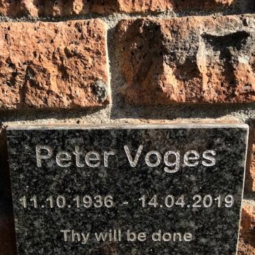VOGES Peter 1936-2019