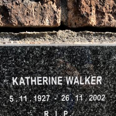 WALKER Katherine 1927-2002
