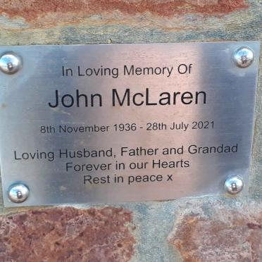 MCLAREN John 1936-2021