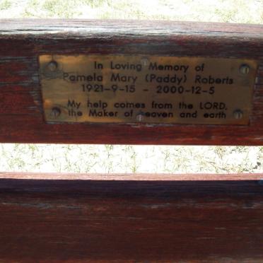 ROBERTS Pamela Mary 1921-2000