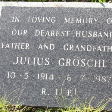 GROSCHL Julius 1914 1987