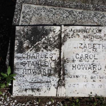 HOWARD Charles Stanley 1897-1974 &amp; Elizabeth Carol 1895-1981