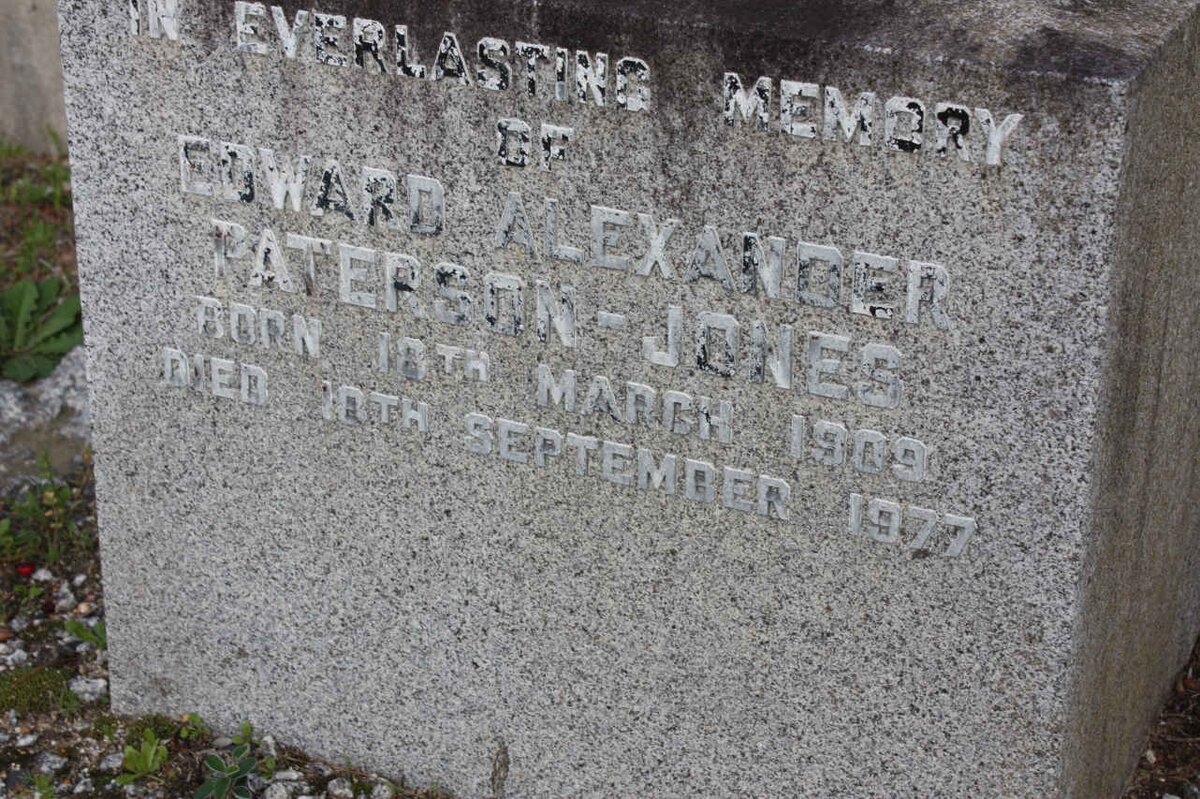 JONES Edward Alexander, Paterson 1909-1977