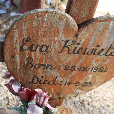 KIEWIETS Eva 1921-2003