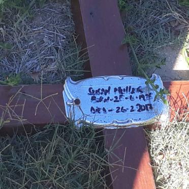 MULLER Susan 192?-2017