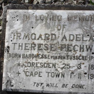PECHWELL Irmgard Adelaide Therese 1884-1955