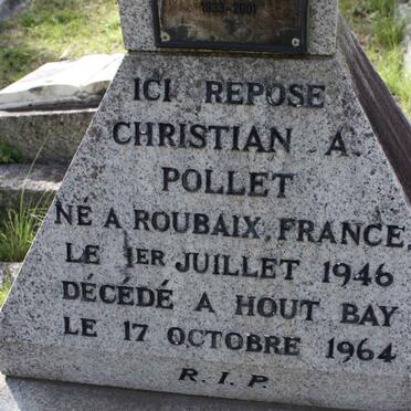 POLLET Christian A. 1946-1964