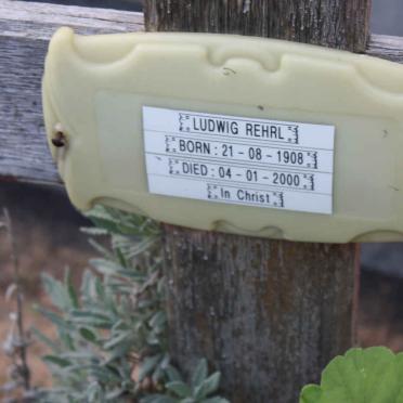 REHRL Ludwig 1908-2000