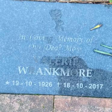 WRANKMORE Valerie 1926-2017