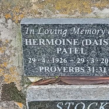 PATEL Hermoine  1926-2021