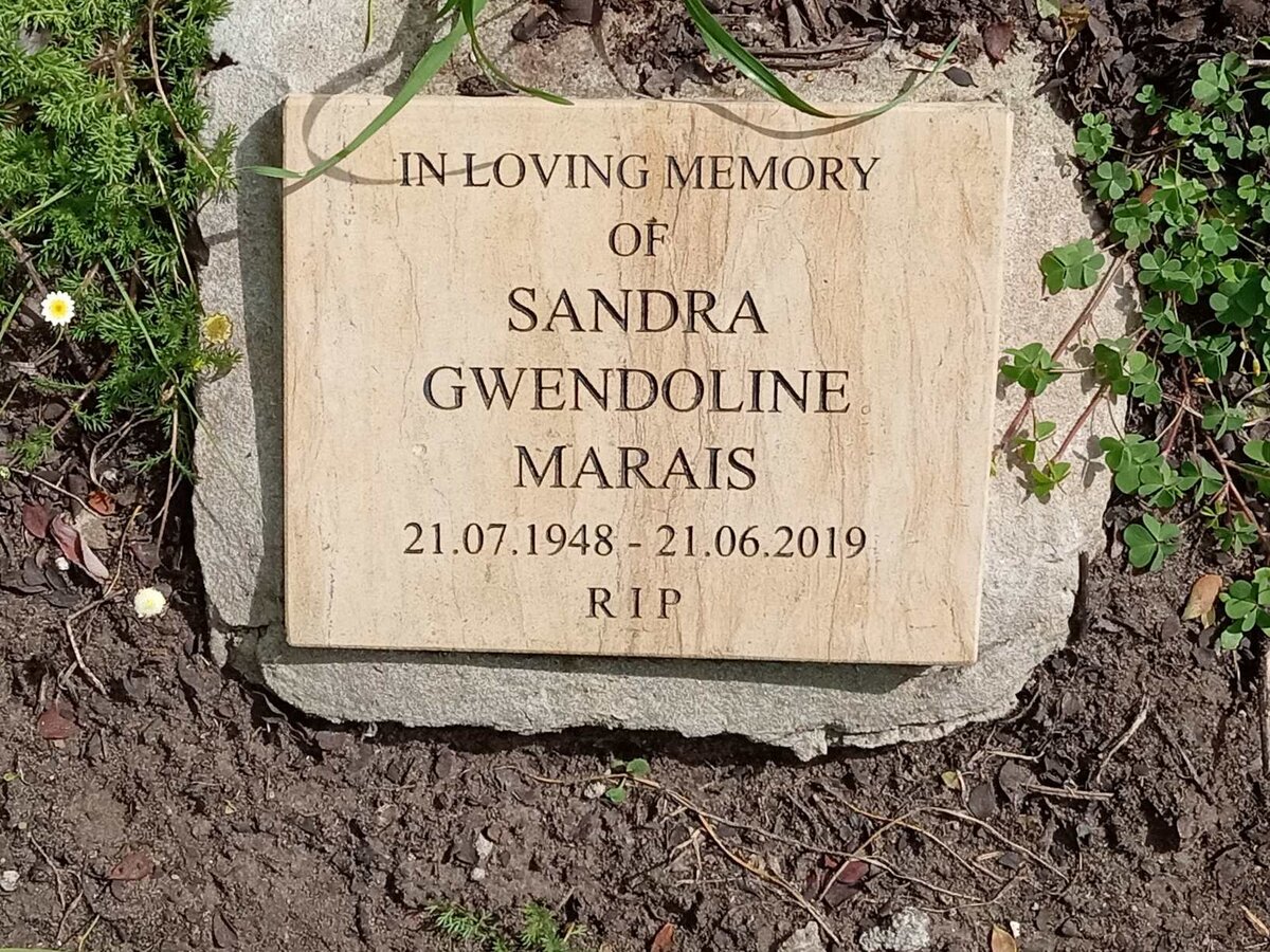 MARAIS Sandra Gwendoline 1948-2019