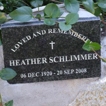 SCHLIMMER Heather 1920-2008